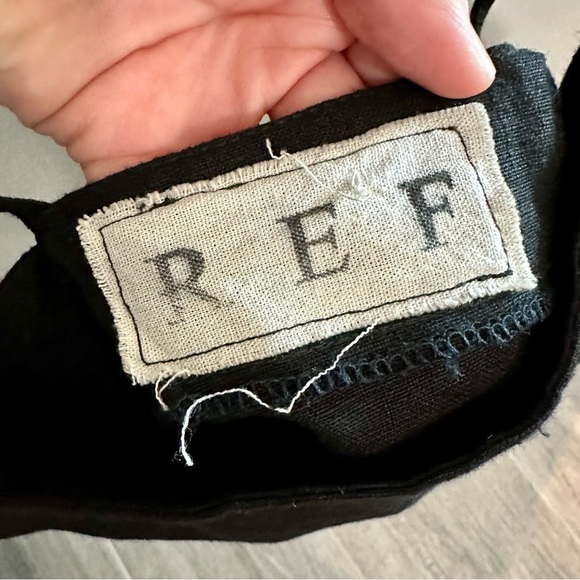 REF Linen Flora Dress, Black - Picture 8 of 12